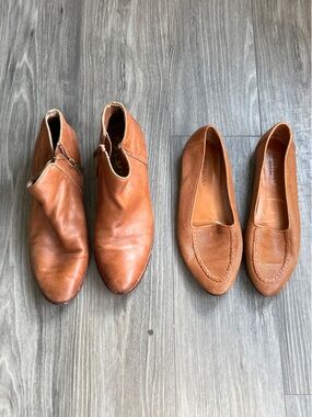 Lot bundle Sam eldman boot Cole Haan loafers flats brown 9.5 brown driver leathe